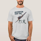 Aviation Art T-shirt “Mitsubishi A7M "Sam"" Tシャツ (正面)