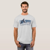 Aviation Art T-shirt "Mitsubishi F-2 Viper Zero" Tシャツ (正面フル)