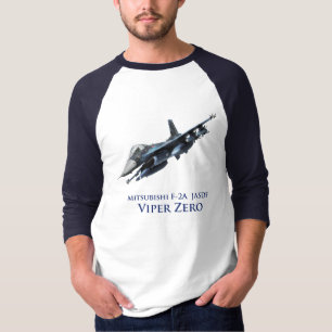 Aviation Art T-shirt "Mitsubishi F-2A" Tシャツ