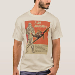 Aviation Art T-shirt "P-39 Airacobra" Tシャツ