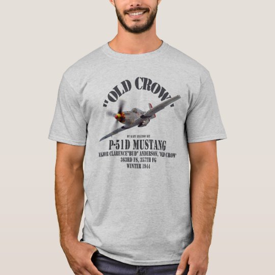 Aviation Art T-shirt “P-51 Mustang" Tシャツ
