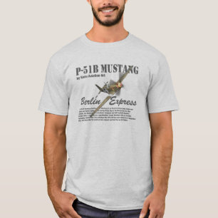 Aviation Art T-shirt “P-51B Mustang" Tシャツ
