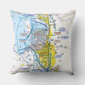 Aviation Chart クッション (正面)