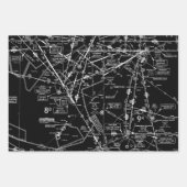 Aviation Chart ラッピングペーパーシート (正面2)