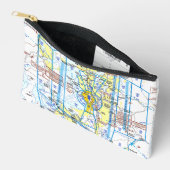 Aviation Chart Accessory Pouch アクセサリーポーチ (見開き)