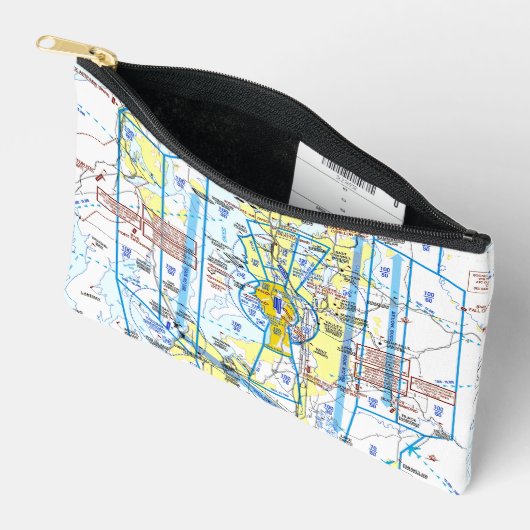 Aviation Chart Accessory Pouch アクセサリーポーチ (見開き)
