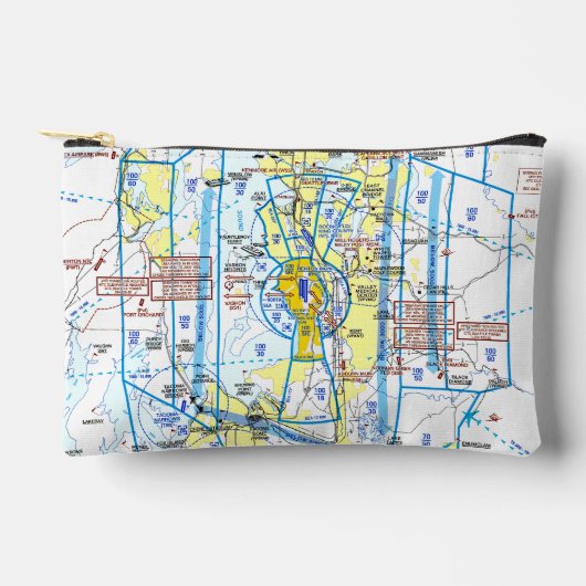 Aviation Chart Accessory Pouch アクセサリーポーチ (正面)