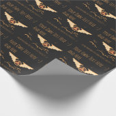 Aviation. Pilot, Aircraft, Airforce Gift Template ラッピングペーパー (角)