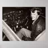 AVIATION PIONEER AMELIA EARHART -- 1937 ポスター (正面)