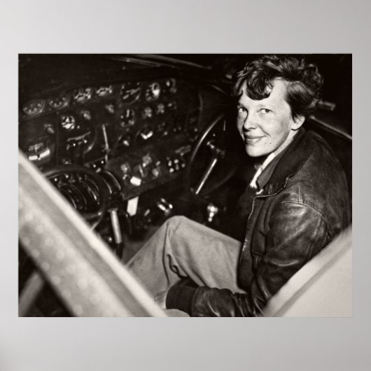 AVIATION PIONEER AMELIA EARHART -- 1937 ポスター (正面)