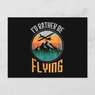 Aviation Quotes Aviation Decor Plane Remote Contro 案内ポストカード