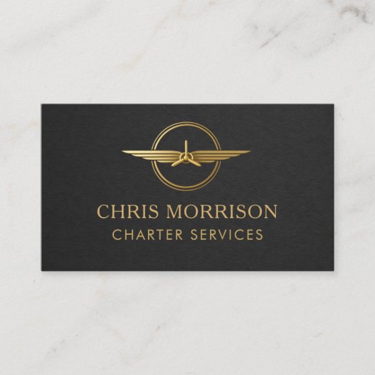 Aviation Services Airplane 名刺 (正面)