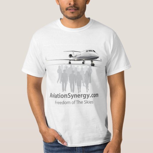 Aviation Synergy - Tシャツ – 男 (正面)
