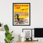 Aviation week Lyon France 1910ポスタープリント ポスター (ホームオフィス)