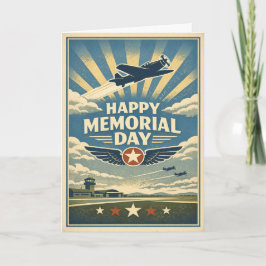Aviation Wings of Valor Memorial Day  カード