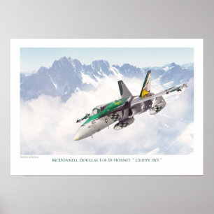 aviationart Poster F/A-18 Hornet Chippy Ho ポスター