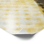 Aviator Cat Goggles Sunburst Portrait フォトプリント (角)