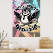 Aviator Penguin ポスター (キッチン)