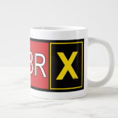 Aviatrix - AV8RX - ジャンボコーヒーマグカップ (右)