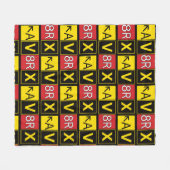 Aviatrix - AV8RX - フリースブランケット (正面(横))