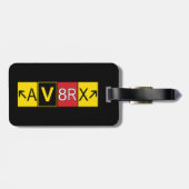 Aviatrix - AV8RX - ラゲッジタグ (裏面横)