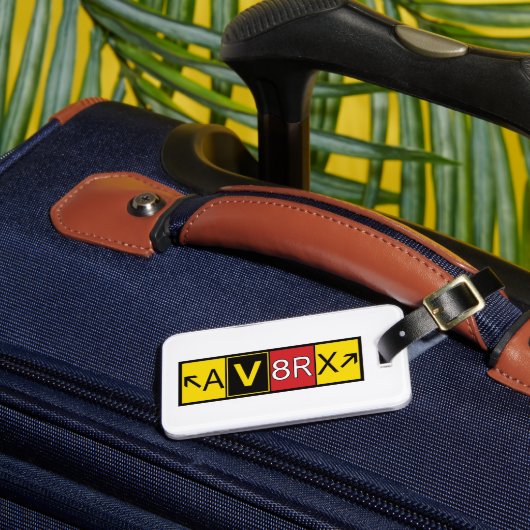 Aviatrix - AV8RX - ラゲッジタグ (正面インサイチュ3)
