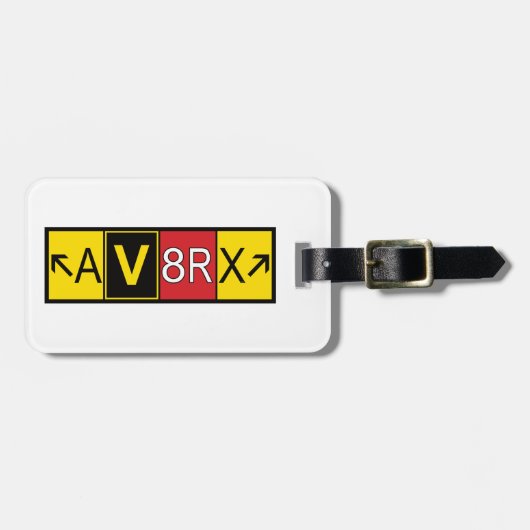 Aviatrix - AV8RX - ラゲッジタグ (正面横)