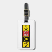 Aviatrix - AV8RX - ラゲッジタグ (正面縦)