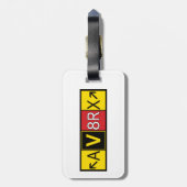 Aviatrix - AV8RX - ラゲッジタグ (裏面縦)