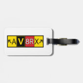Aviatrix - AV8RX - ラゲッジタグ (裏面横)