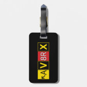 Aviatrix - AV8RX - ラゲッジタグ (裏面縦)