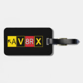 Aviatrix - AV8RX - ラゲッジタグ (裏面横)