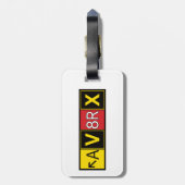 Aviatrix - AV8RX - ラゲッジタグ (裏面縦)
