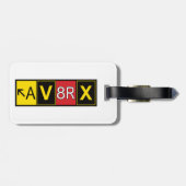 Aviatrix - AV8RX - ラゲッジタグ (裏面横)