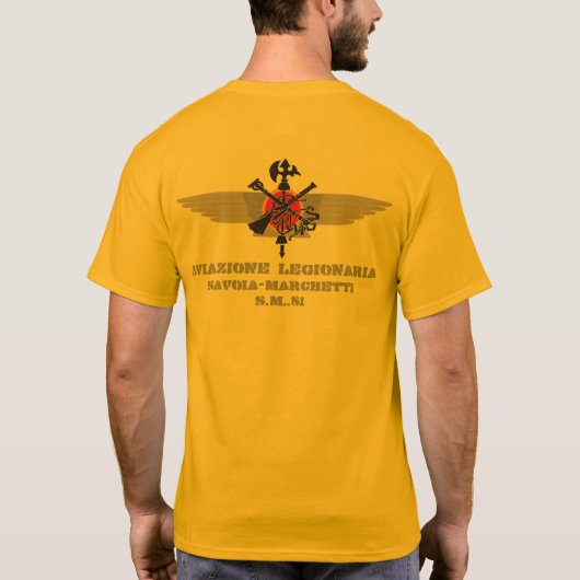 AVIAZIONE LEGIONARIA Tシャツ (裏面)