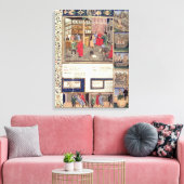 Avicennaの「医学の規範」より キャンバスプリント (インサイチュ (リビング))