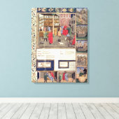 Avicennaの「医学の規範」より キャンバスプリント (インサイチュ (ウッドフロア))