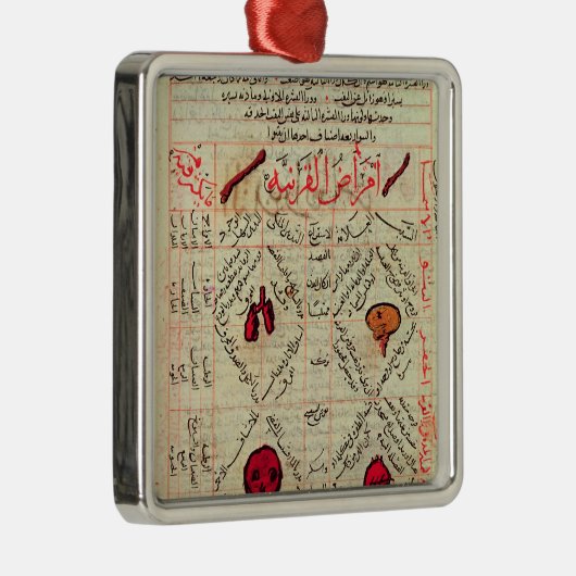 「Avicenna著薬のキャノン」からのページ メタルオーナメント (右)