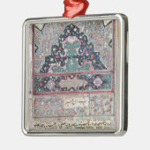 Avicenna 1632年著薬のキャノンからのページ メタルオーナメント (左)