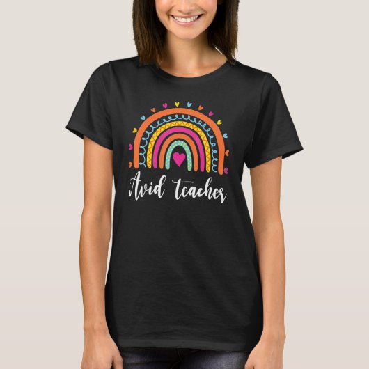 AVID先生ボホレインボー新学期アグア Tシャツ (正面)