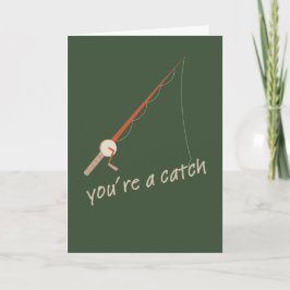 Avid Fisherman Father's Day Card カード