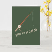 Avid Fisherman Father's Day Card カード (黄色い花)
