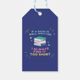 Avid Reader I - Jane Austen引用文 ギフトタグ