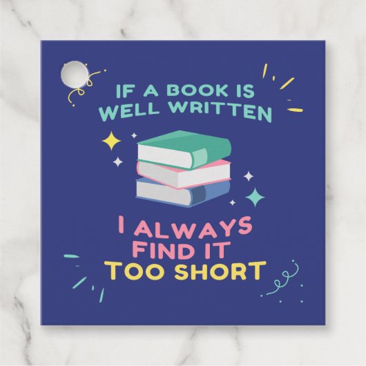 Avid Reader I - Jane Austen引用文 フェイバータグ (正面)