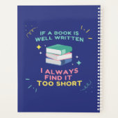 Avid Reader I - Jane Austen引用文 プランナー手帳 (裏面)