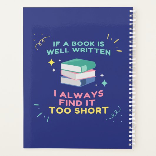 Avid Reader I - Jane Austen引用文 プランナー手帳 (裏面)