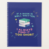 Avid Reader I - Jane Austen引用文 プランナー手帳 (正面)