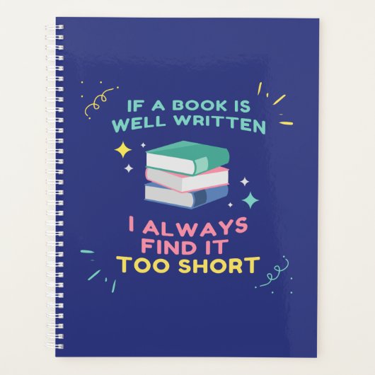 Avid Reader I - Jane Austen引用文 プランナー手帳 (正面)