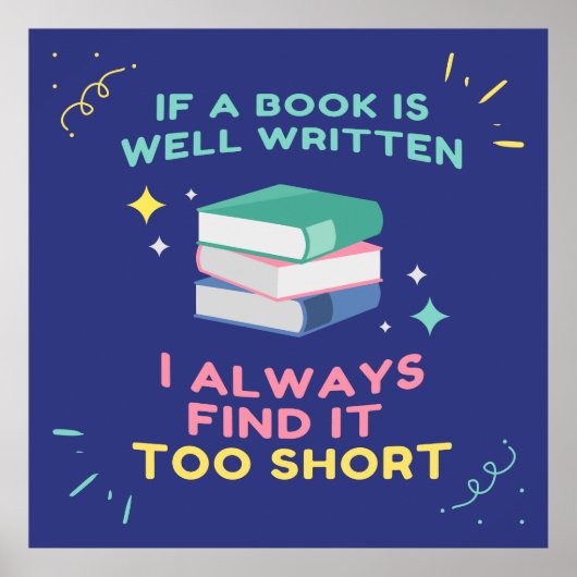 Avid Reader I - Jane Austen引用文 ポスター (正面)