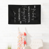 Avid Reader II - Jane Austen引用文 横断幕 (インサイチュ)